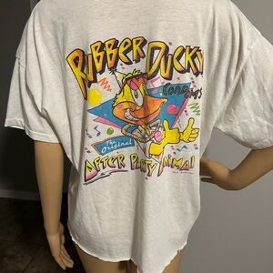 Rubber Ducky Condoms Cream Sportswear 1988 T-Shirt